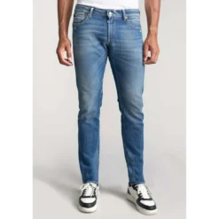 Le Temps des CerisesJeans regular Pazy 800/12, longueur 34 bleu en coton