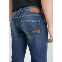 Le Temps des CerisesJeans regular, droit 700/17, longueur 34 bleu en coton