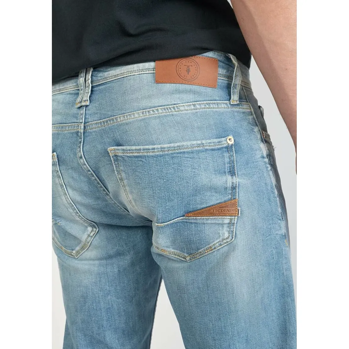 Le Temps des CerisesJeans regular, droit 700/17 relax, longueur 34 bleu en coton Kai