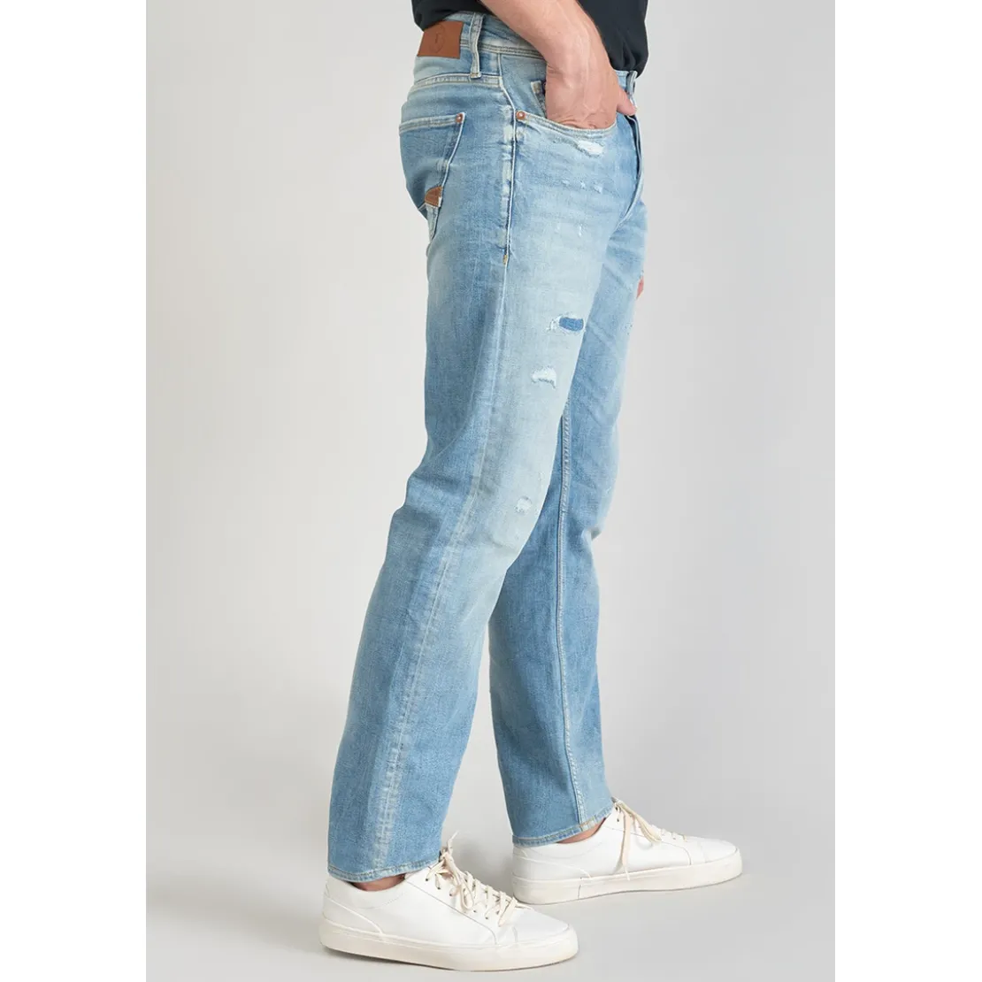 Le Temps des CerisesJeans regular, droit 700/17 relax, longueur 34 bleu en coton Kai