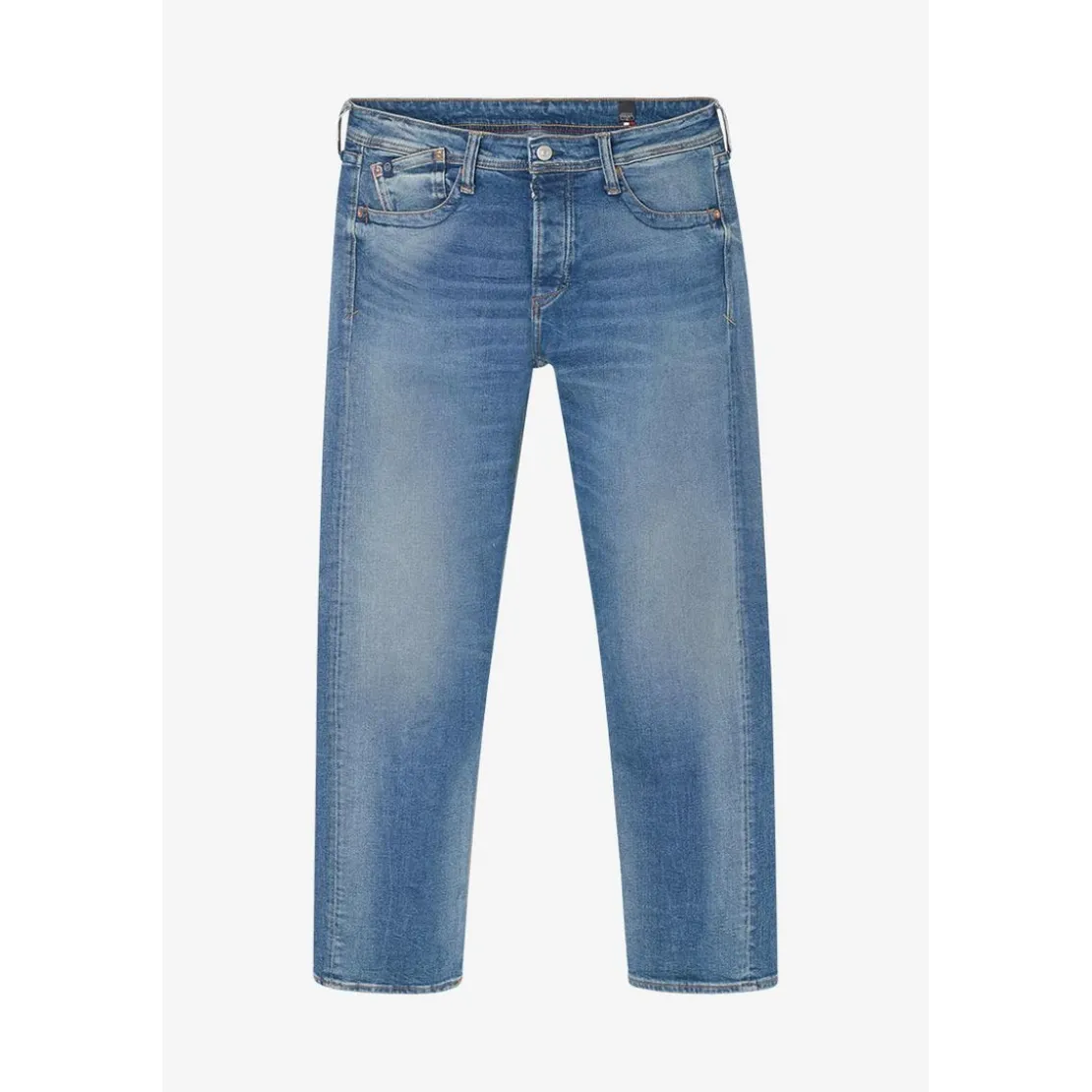 Le Temps des CerisesJeans regular, droit 800/60 loose, longueur 34 bleu en coton Alex