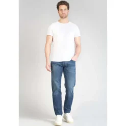 Le Temps des CerisesJeans regular, droit 700/17 relax, longueur 34 bleu en coton Sam