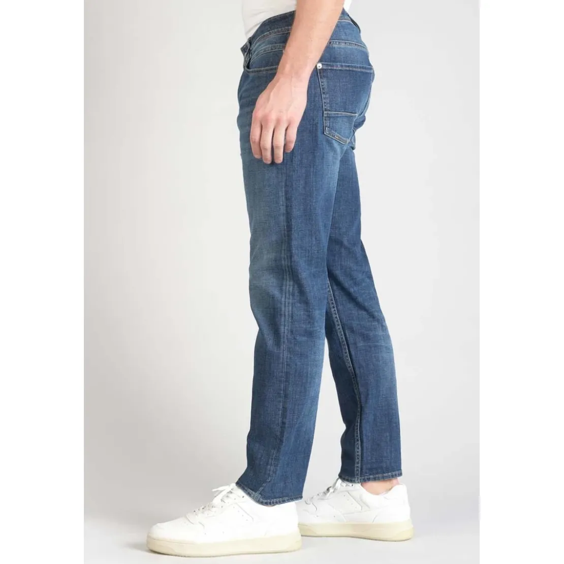 Le Temps des CerisesJeans regular, droit 700/17 relax, longueur 34 bleu en coton Sam