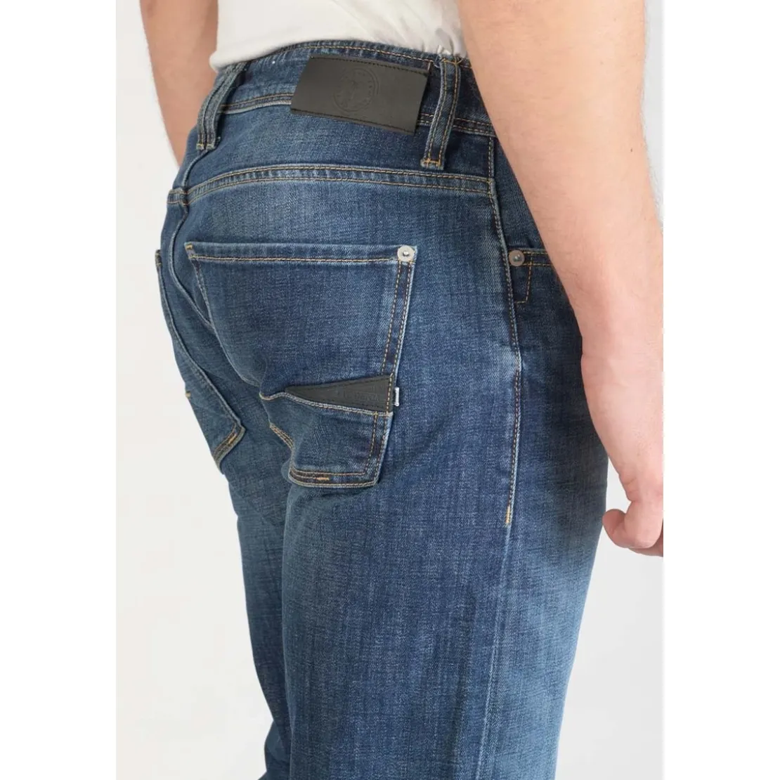 Le Temps des CerisesJeans regular, droit 700/17 relax, longueur 34 bleu en coton Sam