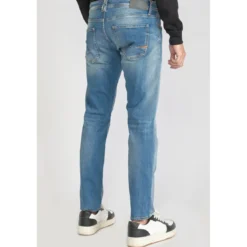 Le Temps des CerisesJeans slim stretch 700/11, longueur 34 bleu Trent