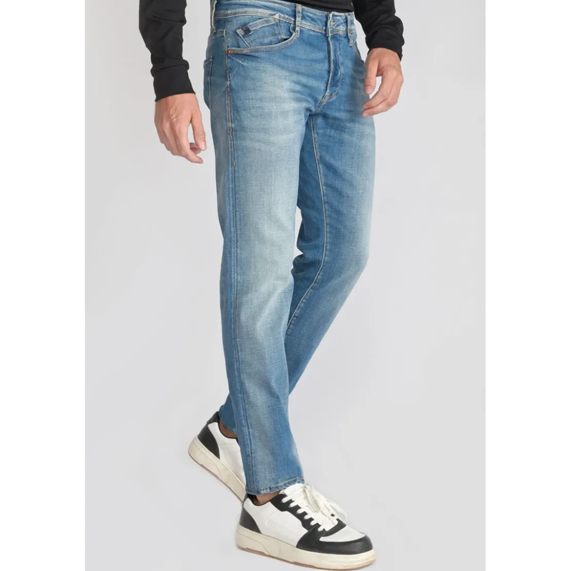Le Temps des CerisesJeans slim stretch 700/11, longueur 34 bleu Trent