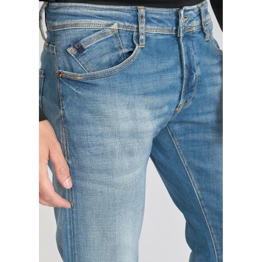 Le Temps des CerisesJeans slim stretch 700/11, longueur 34 bleu Trent
