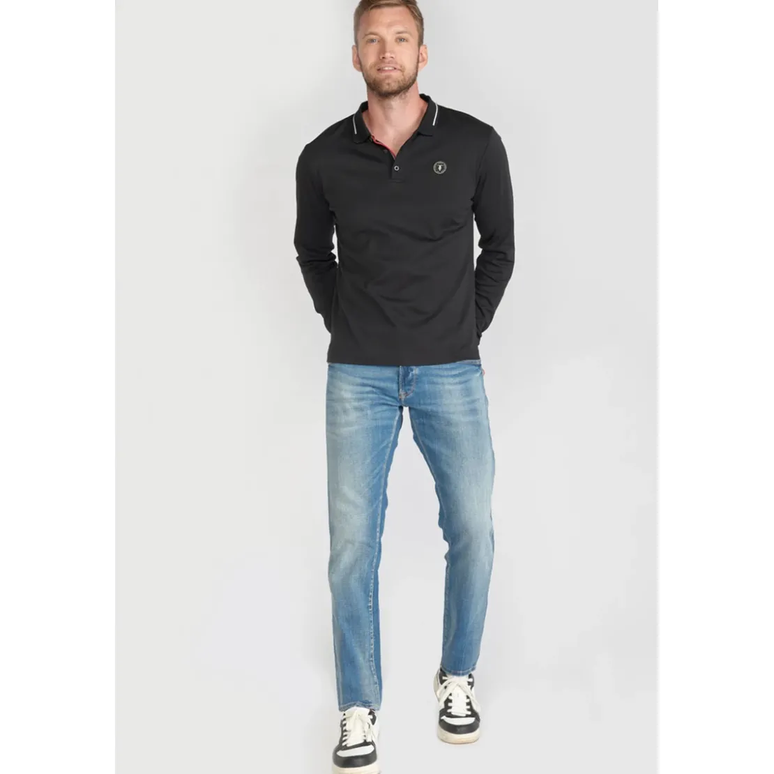 Le Temps des CerisesJeans slim stretch 700/11, longueur 34 bleu Trent