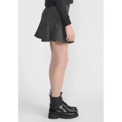 Le Temps des CerisesJupe fille, evasée, patineuse MINAGI gris Isla