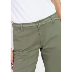 Le Temps des CerisesPantalon flare TAHIS kaki Lola