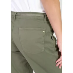 Le Temps des CerisesPantalon flare TAHIS kaki Lola
