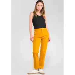 Le Temps des CerisesPantalon chino ERLE jaune Ione
