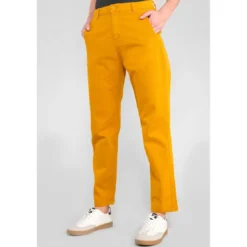 Le Temps des CerisesPantalon chino ERLE jaune Ione