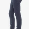 Le Temps des CerisesPantalon chino slim Jas marine blanc en coton