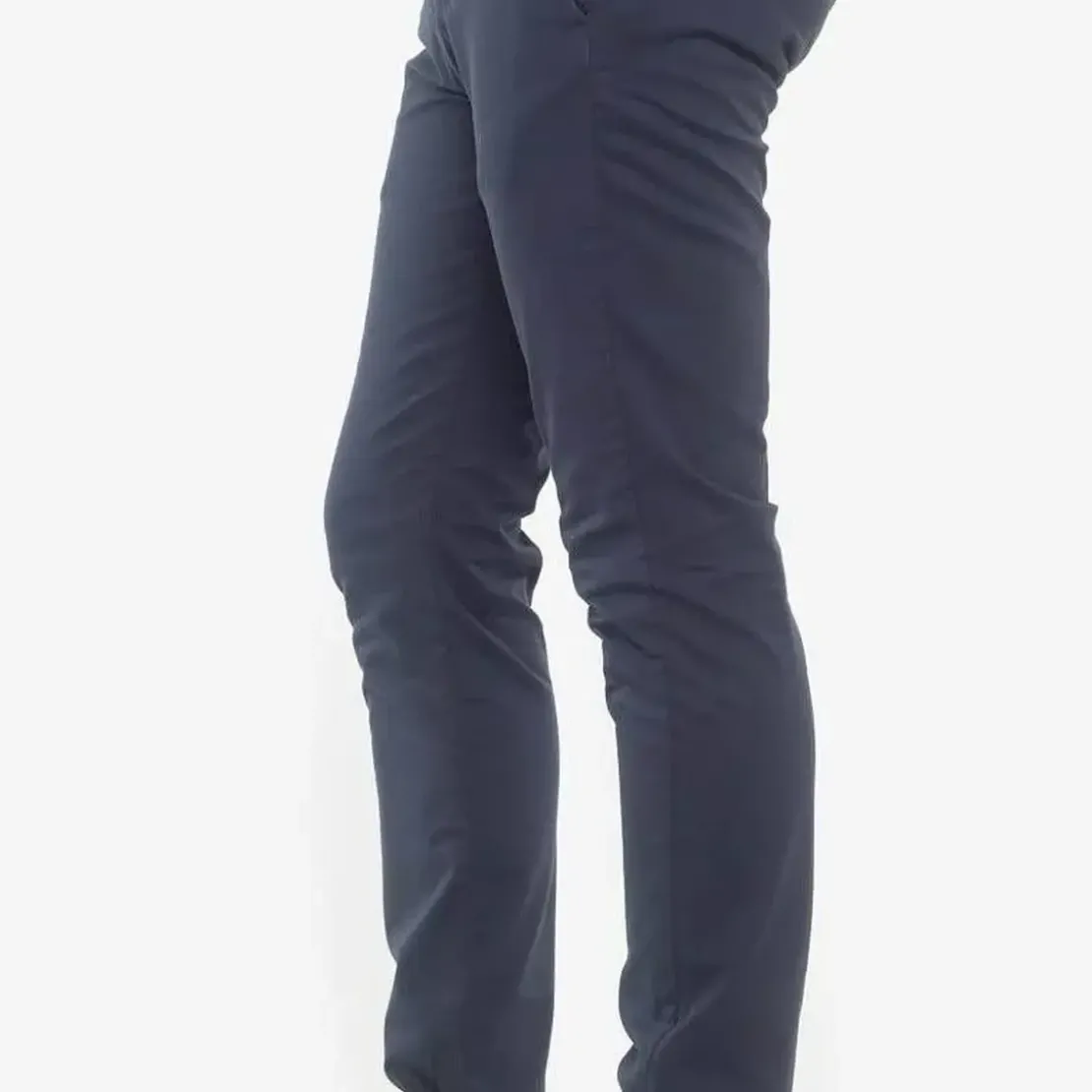 Le Temps des CerisesPantalon chino slim Jas marine blanc en coton