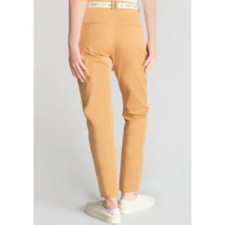 Le Temps des CerisesPantalon chino ARLO camel Vox en coton