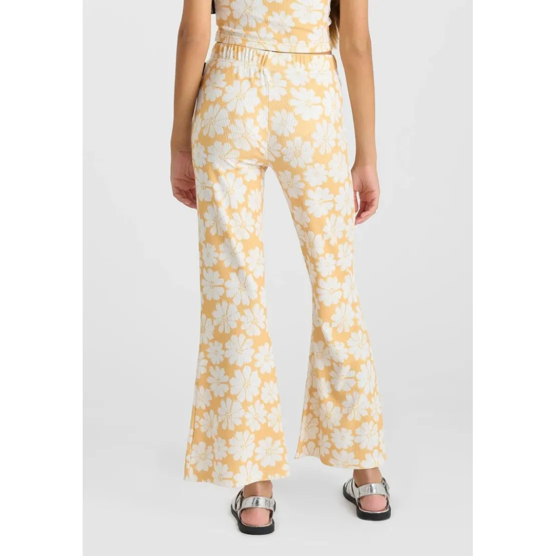 Le Temps des CerisesPantalon flare fille ARCHIGI jaune Hana