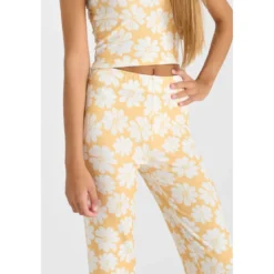 Le Temps des CerisesPantalon flare fille ARCHIGI jaune Hana