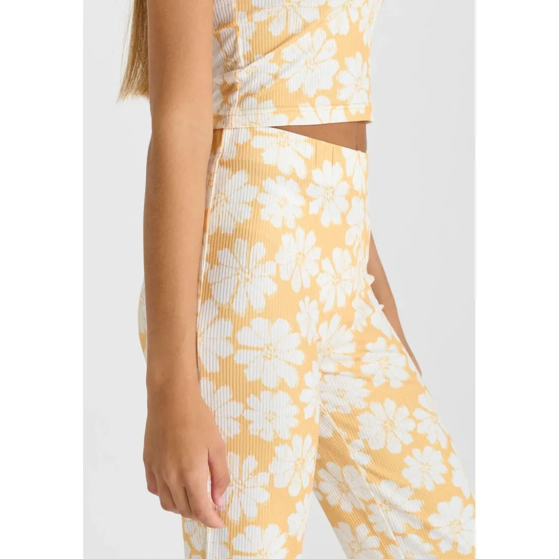 Le Temps des CerisesPantalon flare fille ARCHIGI jaune Hana