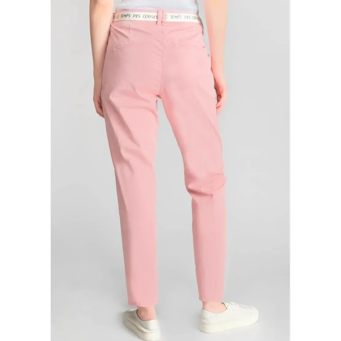 Le Temps des CerisesPantalon chino ARLO rose