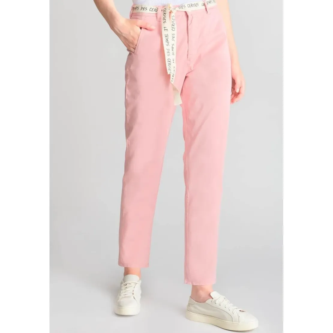 Le Temps des CerisesPantalon chino ARLO rose