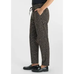 Le Temps des CerisesPantalon droite LEOPA marron Lane