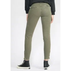 Le Temps des CerisesPantalon slim ARMY marron en coton