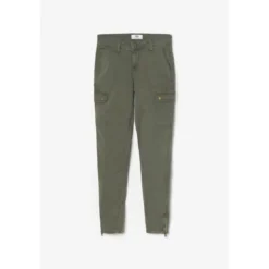 Le Temps des CerisesPantalon slim ARMY marron en coton
