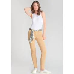 Le Temps des CerisesPantalon chino DYLI 5 beige sable