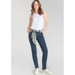 Le Temps des CerisesPantalon chino DYLI 5 bleu