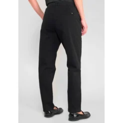 Le Temps des CerisesPantalon chino ERLE noir Emma en coton