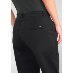Le Temps des CerisesPantalon chino ERLE noir Emma en coton