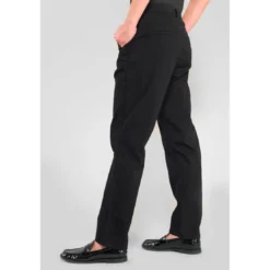 Le Temps des CerisesPantalon chino ERLE noir Emma en coton