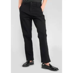 Le Temps des CerisesPantalon chino ERLE noir Emma en coton