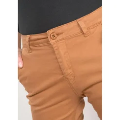 Le Temps des CerisesPantalon chino DYLI 6 marron Trix en coton