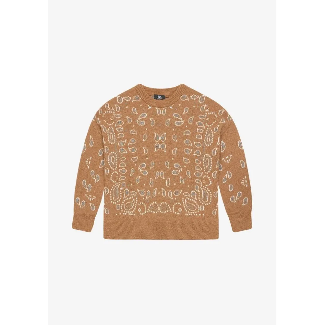 Le Temps des CerisesPull FARIT beige Cleo en nylon
