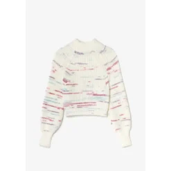 Le Temps des CerisesPull fille, Freyagi multicolore blanc