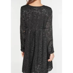 Le Temps des CerisesRobe droite IRON noir