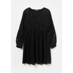 Le Temps des CerisesRobe droite IRON noir