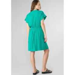 Le Temps des CerisesRobe droite JOLIBOI vert Wren