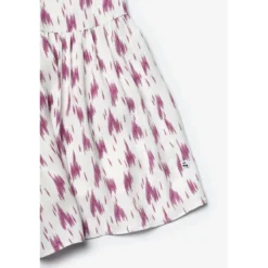 Le Temps des CerisesRobe evasée fille, patineuse KYLAGI rose en viscose