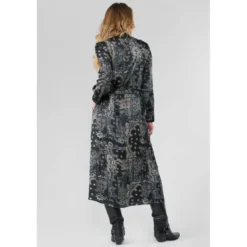 Le Temps des CerisesRobe longue droite SERAPHY noir Nia en viscose