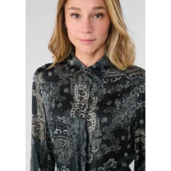 Le Temps des CerisesRobe longue droite SERAPHY noir Nia en viscose