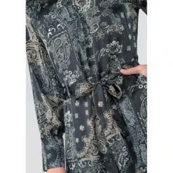 Le Temps des CerisesRobe longue droite SERAPHY noir Nia en viscose
