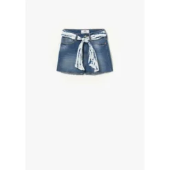 Le Temps des CerisesShort fille en jeans TIKA bleu