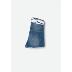 Le Temps des CerisesShort fille en jeans TIKA bleu