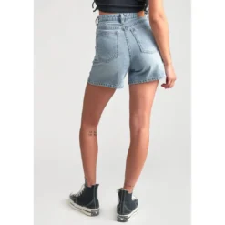Le Temps des CerisesShort fille en jeans CAMGI bleu