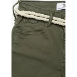 Le Temps des CerisesShort fille taille haute TIKO kaki