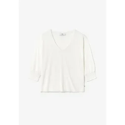 Le Temps des CerisesTee-hirt JEIE blanc en coton modal