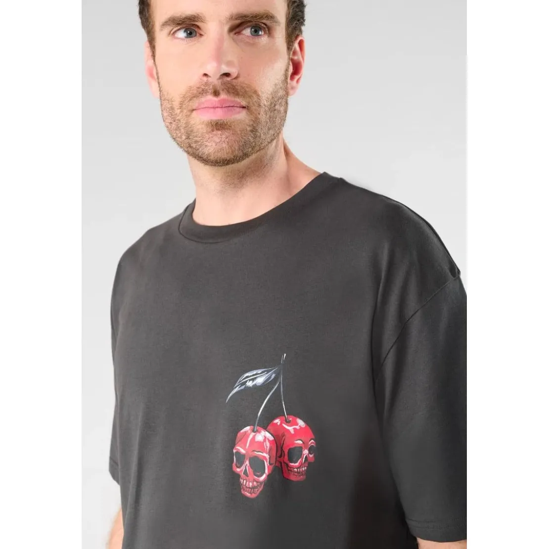 Le Temps des CerisesTee-Shirt CALDWELL gris Hal